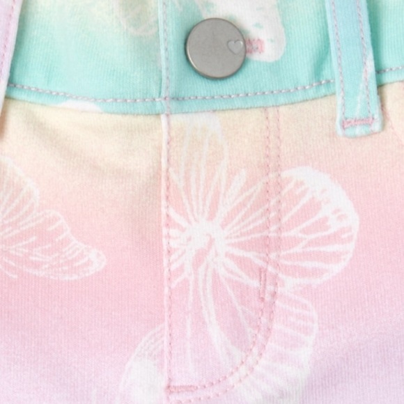 NWT Butterfly French Terry Pull On Jeggings 2T - Picture 2 of 5